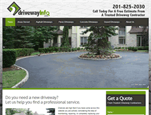 Tablet Screenshot of drivewayinfo.com